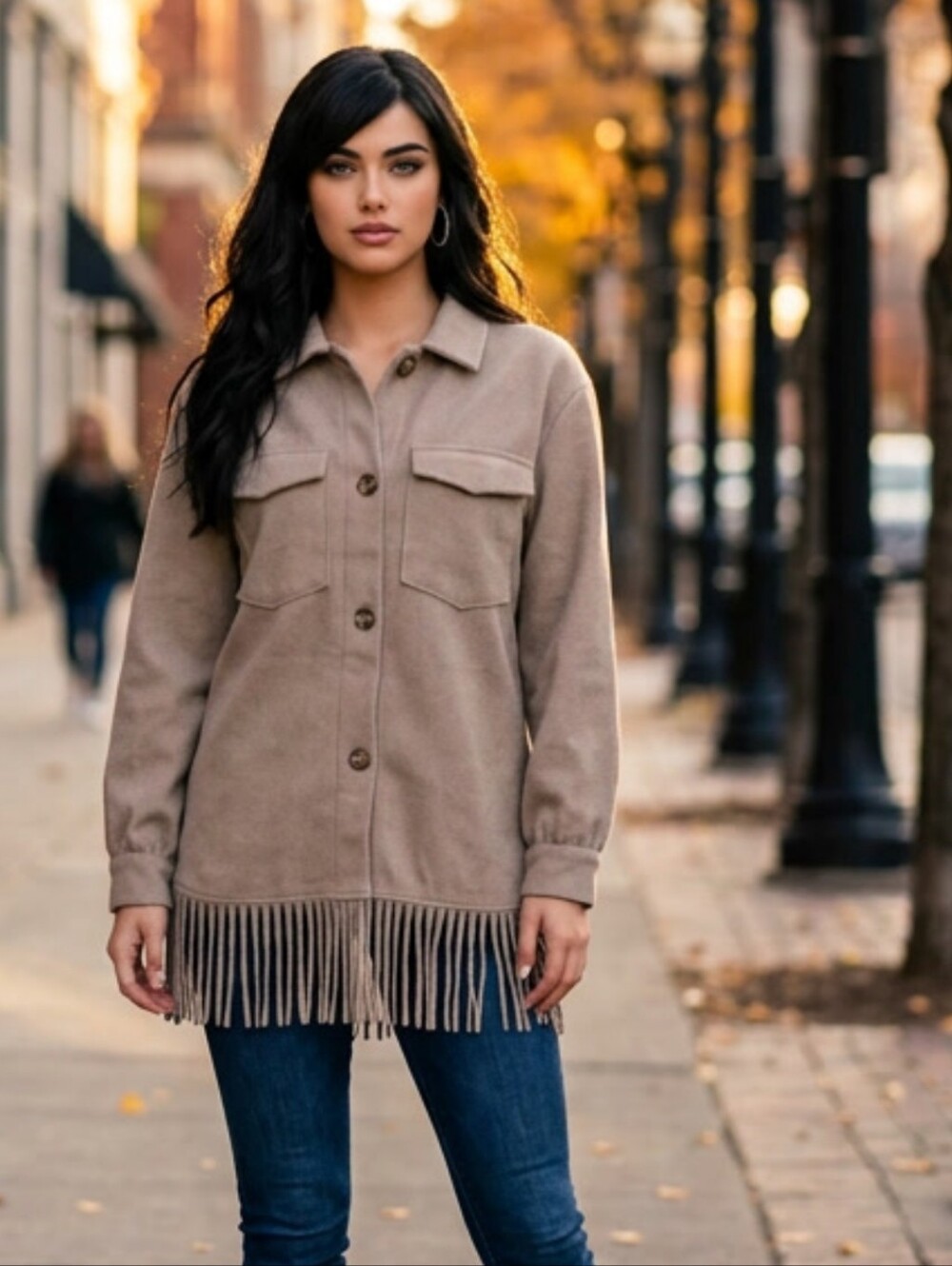 Laundry By Shelli Segal Shacket In Nude Nwt